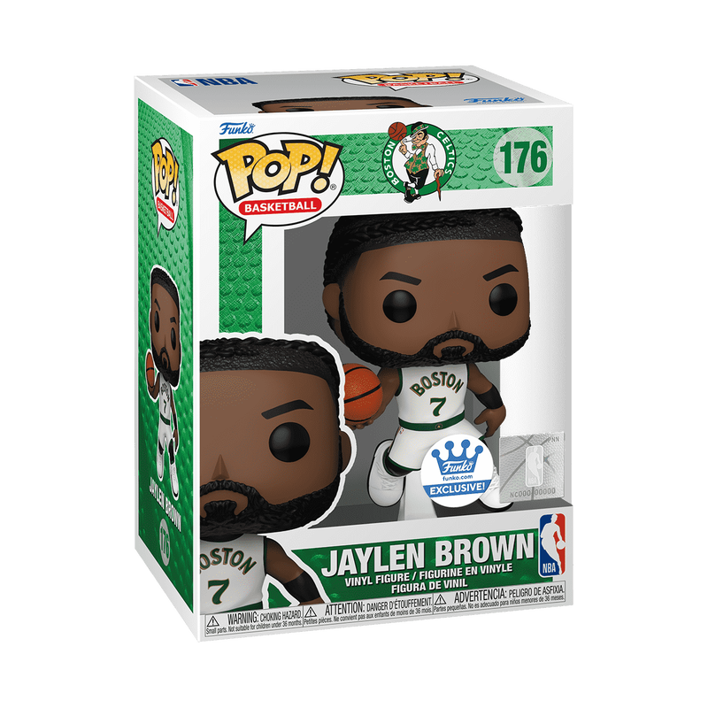 Funko Pop! NBA: Celtics - Jaylen Brown (City Edition Jersey) Vinyl Figure