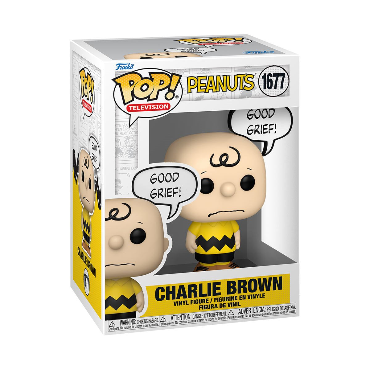 Funko Pop! Charlie Brown Good Grief, Charlie Brown with Kite, Astronaut Snoopy & Woodstock and Joe Cool & Woodstock