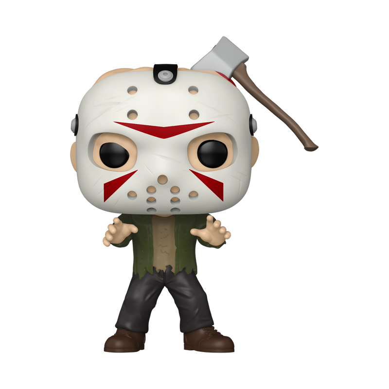 Funko Pop Vinyl Figure Jason Universe Jason Voorhees with Axe in Head Number 2034 Horror Movie Collectible