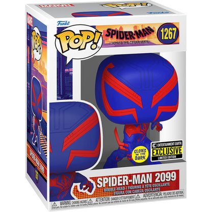 Spider-Man Across the Spiderverse Spider-Man 2099 Glow-in-the-Dark #1267 Entertainment Earth Exclusive