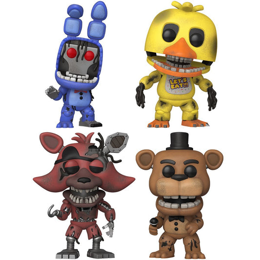 Withered Freddy, Foxy, Chica and Bonnie bundle