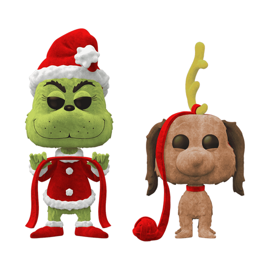 Grinch & Max 2-Pack (Flocked)