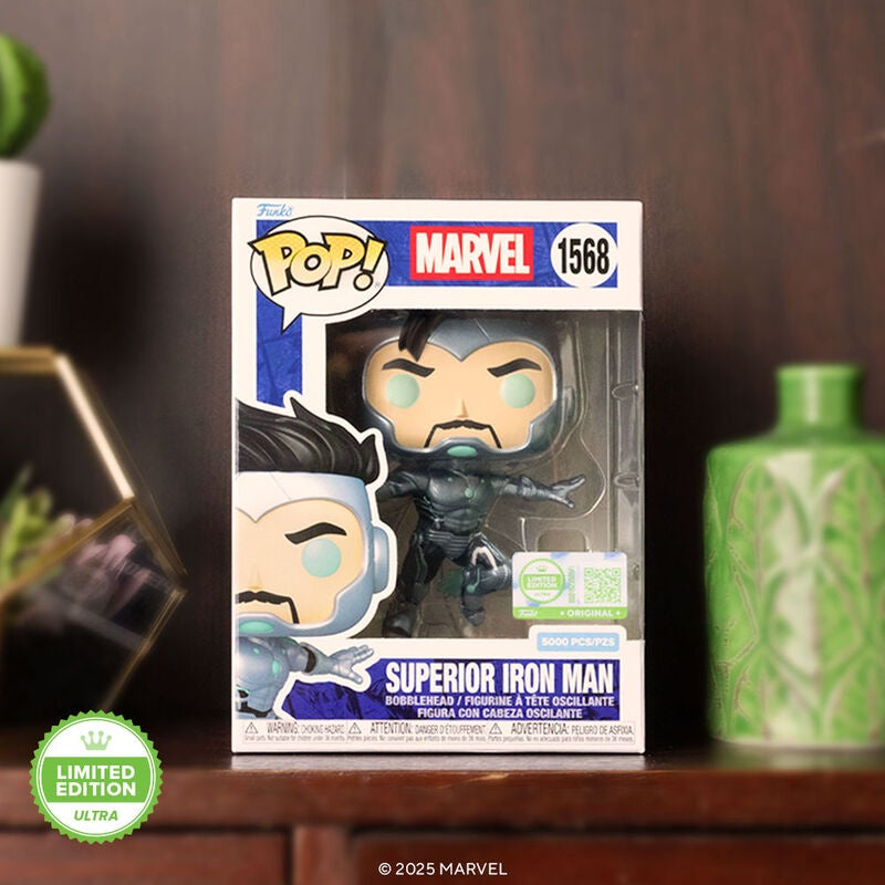 Superior Iron Man Funko Pop! Vinyl Figure #1568 - Limited Edition 5000 Pieces