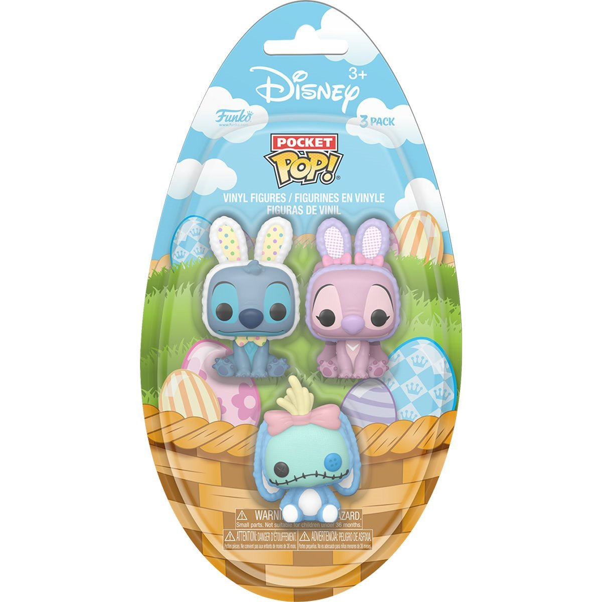 Stitch, Angel & Scrump Easter Funko Pocket Pop! Mini-Figure 3-Pack