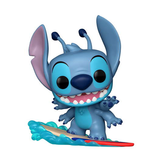 Stitch On Surfboard #1594 Funko Pop! Comic Con Exclusive