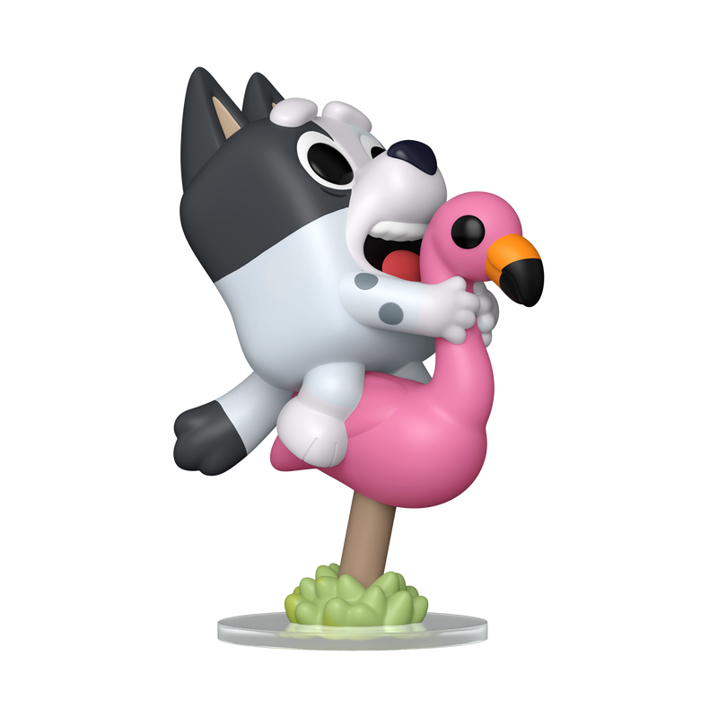 Funko Pop Vinyl Figure Bluey Muffin Flamingo Queen 2383