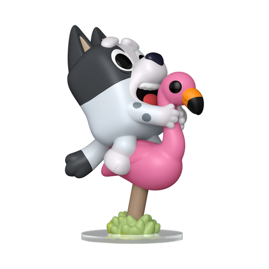 Funko Pop Vinyl Figure Bluey Muffin Flamingo Queen 2383