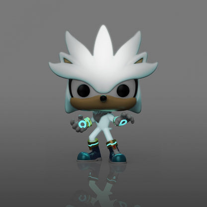 Funko Pop! Sonic The Hedgehog - Silver (Glow in the dark) #633 Vinyl Figure