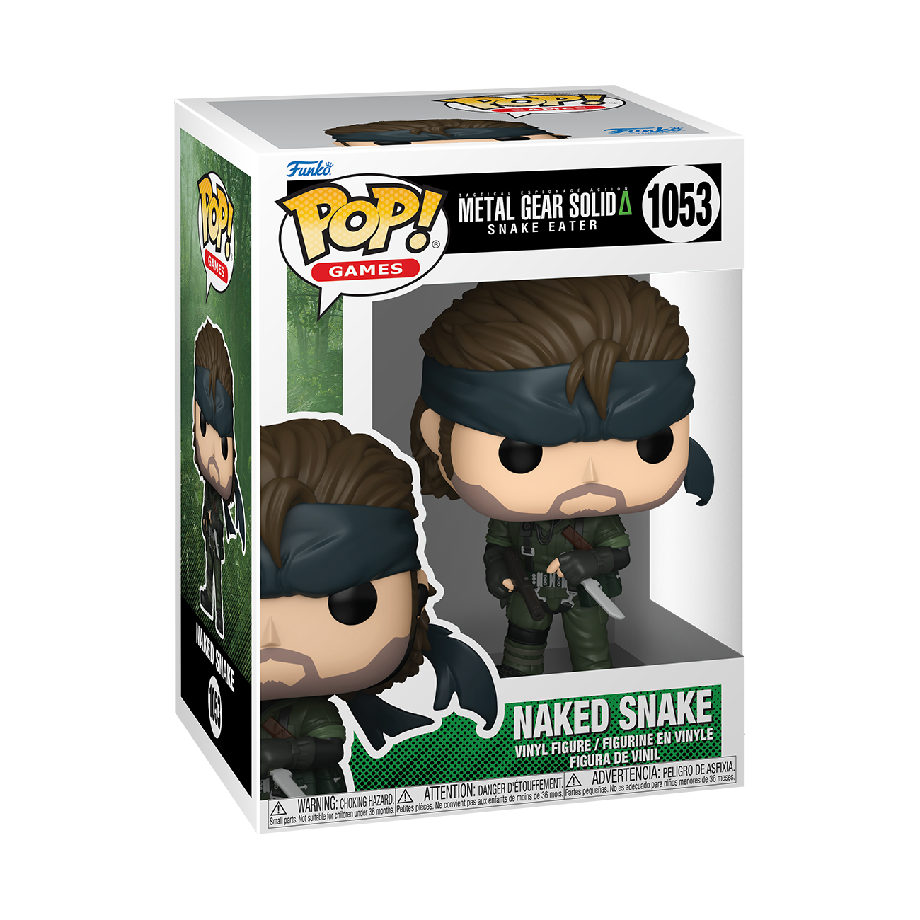 Metal Gear Solid Naked Snake #1053 Vinyl Figure