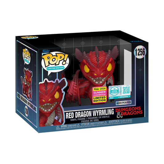 Funko Pop Games Dungeons and Dragons Red Dragon Wyrmling 1256 Vinyl Figure