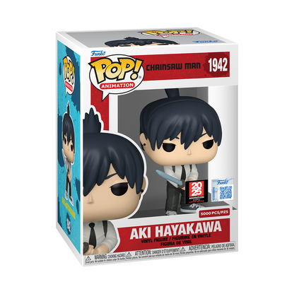 Funko Pop! Chainsaw Man Aki Hayakawa with Pop! Protector #1942 5K Limited Edition