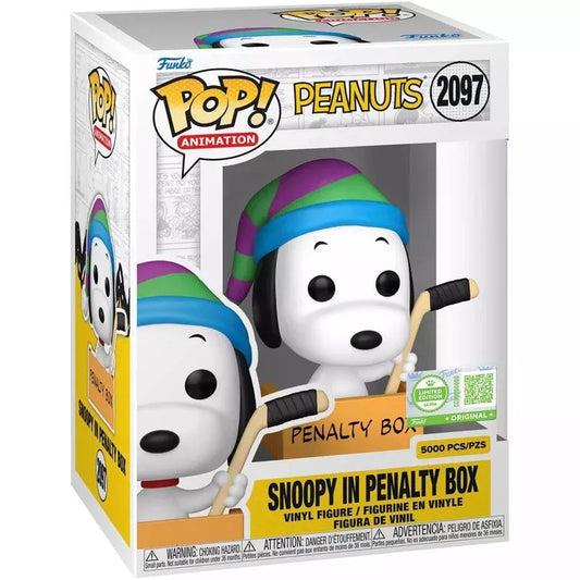 Funko Pop Peanuts Snoopy in Penalty Box #2097 5k Limited Edition