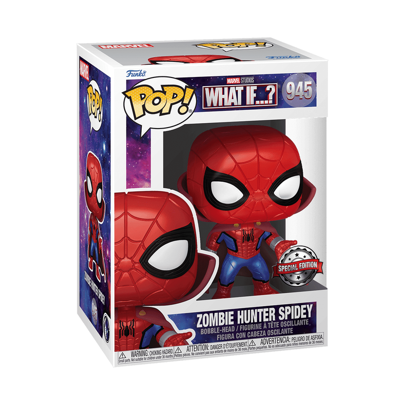 Zombie Hunter Spidey (Metallic) #945 Funko Pop