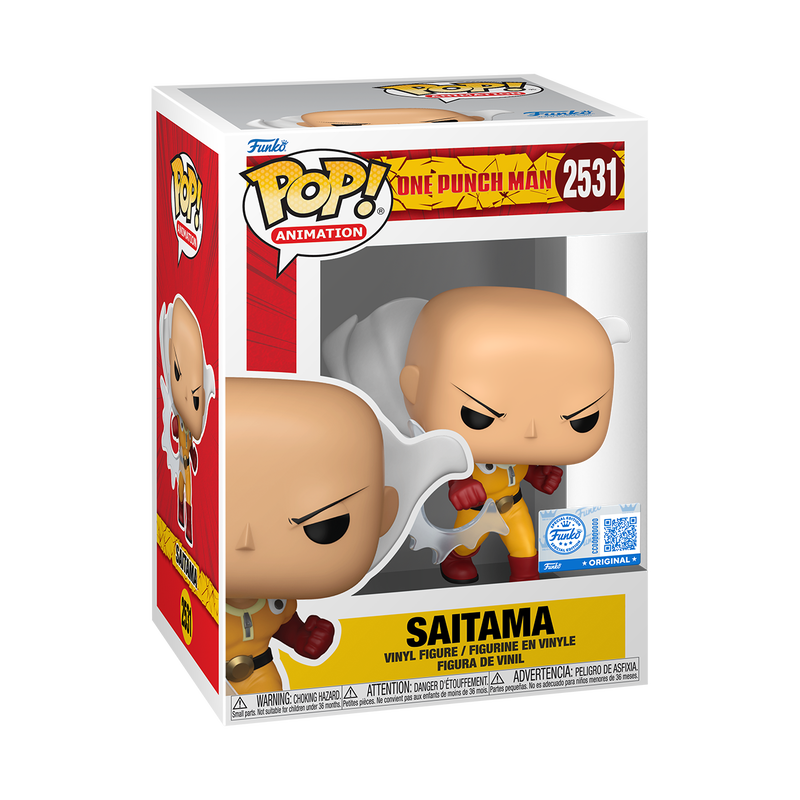 Funko Pop Vinyl Figure One Punch Man Saitama Punching Specialty Series 2531