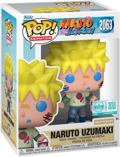 Funko Pop Animation Naruto Uzumaki with Paint Splatter Vinyl Figure 9500K Limited Edition 2063