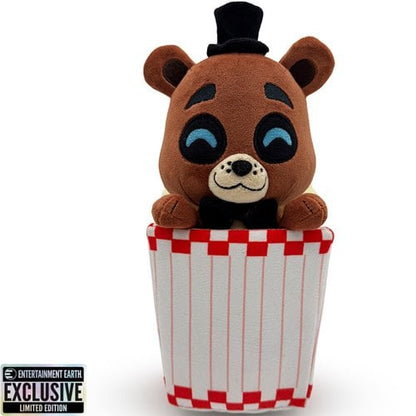 Five Nights at Freddy's Popcorn Bucket Freddy 9-Inch Plush - Entertainment Earth Exclusive