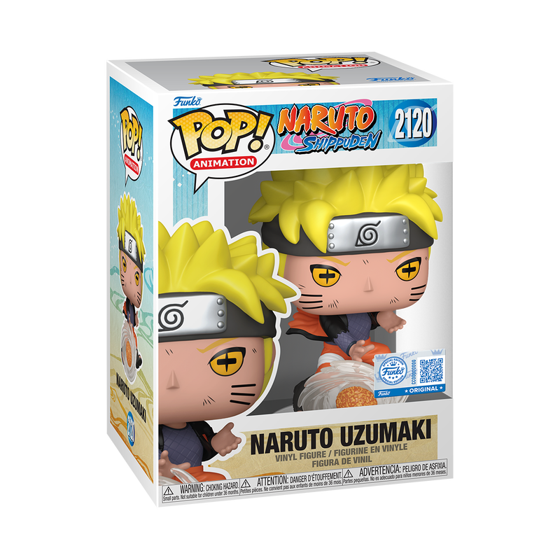 Funko Pop Animation Naruto Uzumaki Lava Release Rasenshuriken Vinyl Figure #2120 Funko Shop Exclusive