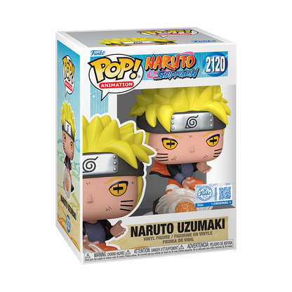 Funko Pop Animation Naruto Uzumaki Lava Release Rasenshuriken Vinyl Figure #2120 Funko Shop Exclusive