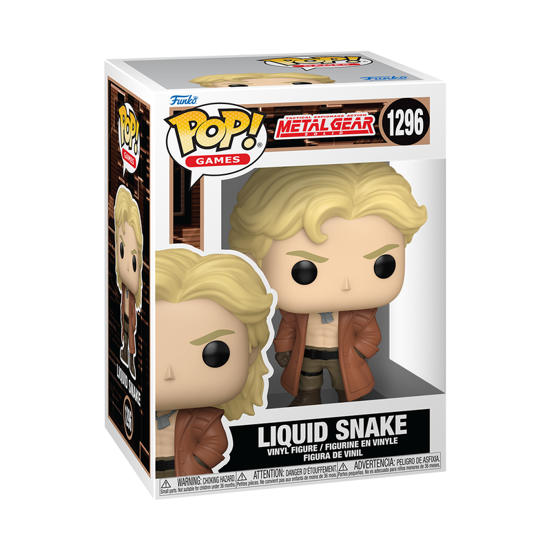 Funko Pop Games Metal Gear Solid Liquid Snake Vinyl Figure 1296