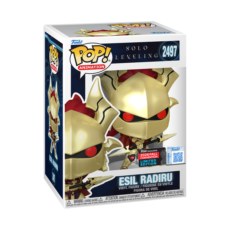 Funko Pop Vinyl Figure Solo Leveling Esil Radiru 2026 Fall Convention Exclusive 2497