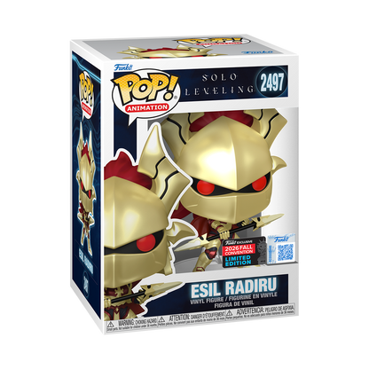 Funko Pop Vinyl Figure Solo Leveling Esil Radiru 2026 Fall Convention Exclusive 2497