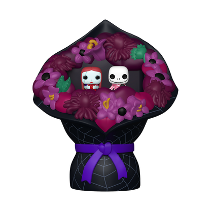 The Nightmare Before Christmas Valentines Sally and Jack Skellington Funko Bitty Pop! Mini-Figure Bouquet
