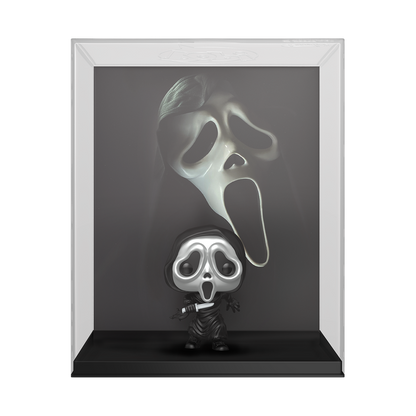 Funko Pop VHS Cover Ghost Face Metallic Vinyl Figure with Protective Case Scream 2036