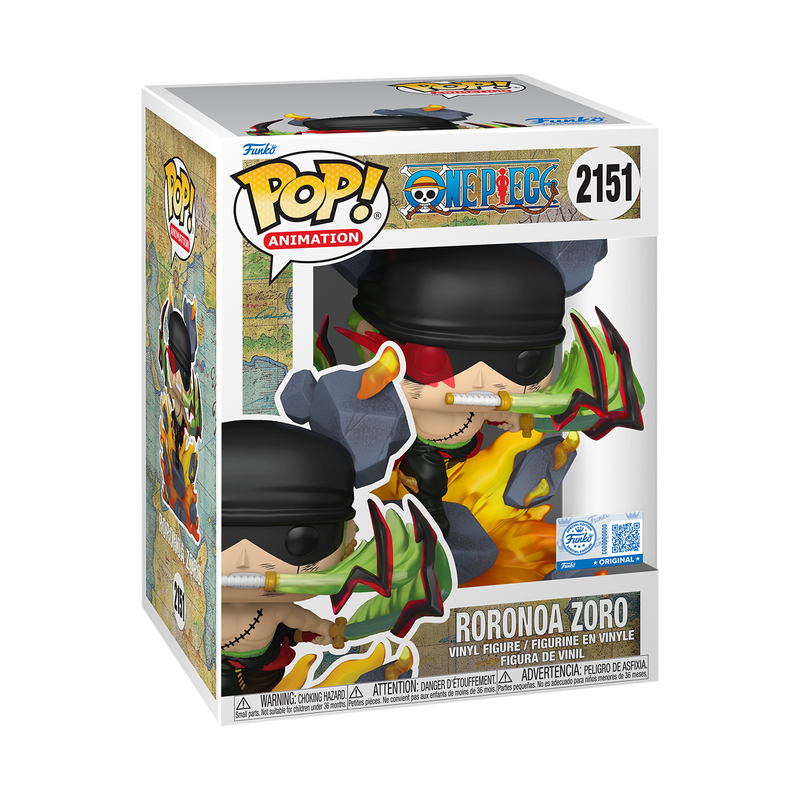 Funko Pop Premium Vinyl Figure One Piece Roronoa Zoro King of Hell 2151