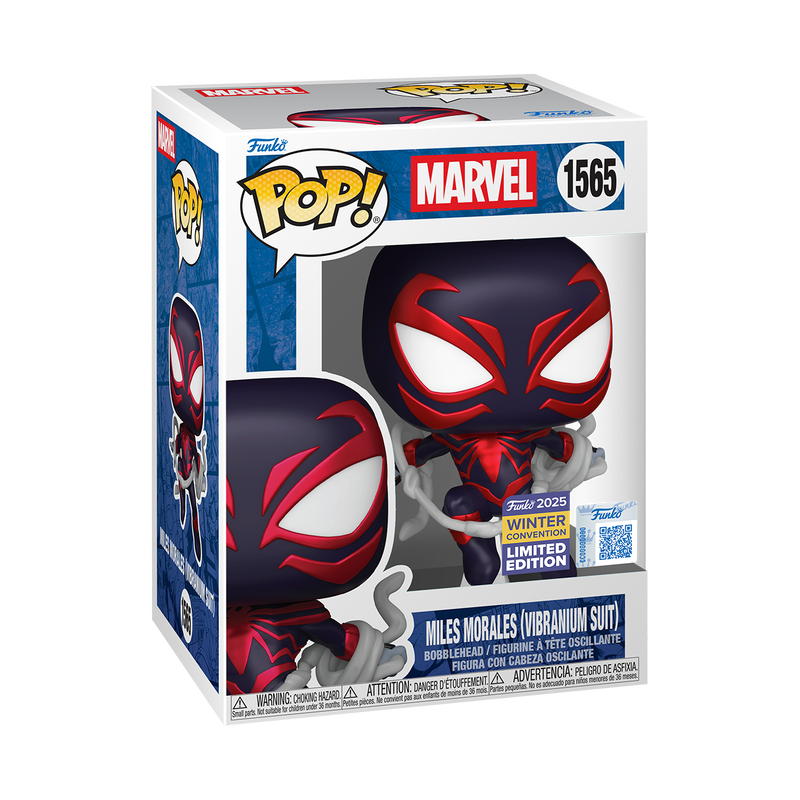 Funko Pop Marvel Miles Morales Vibranium Suit number 1565 Collectible Vinyl Figure