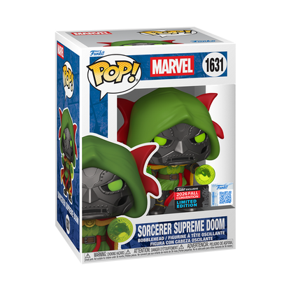 Funko Pop Marvel Sorcerer Supreme Doom Vinyl Figure 1631 Fall Convention 2026 Edition