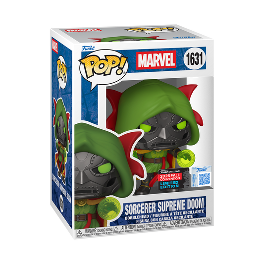 Funko Pop Marvel Sorcerer Supreme Doom Vinyl Figure 1631 Fall Convention 2026 Edition