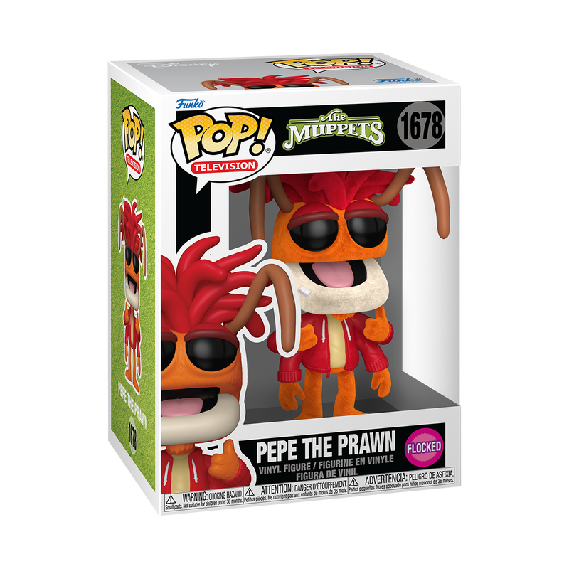 The Muppets Pepe the Prawn Flocked Funko Pop! Vinyl Figure #1678 - Specialty Series