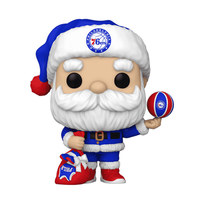 Funko Pop Vinyl Figure: NBA Philadelphia 76ers Santa Claus #187 Fanatics Exclusive 2024 Collectible