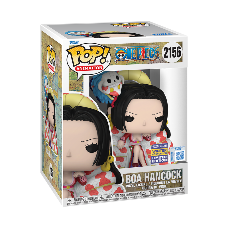 Funko Pop One Piece Boa Hancock on Throne Vinyl Figure Collectible Number 2156 Japanese Anime Series Character