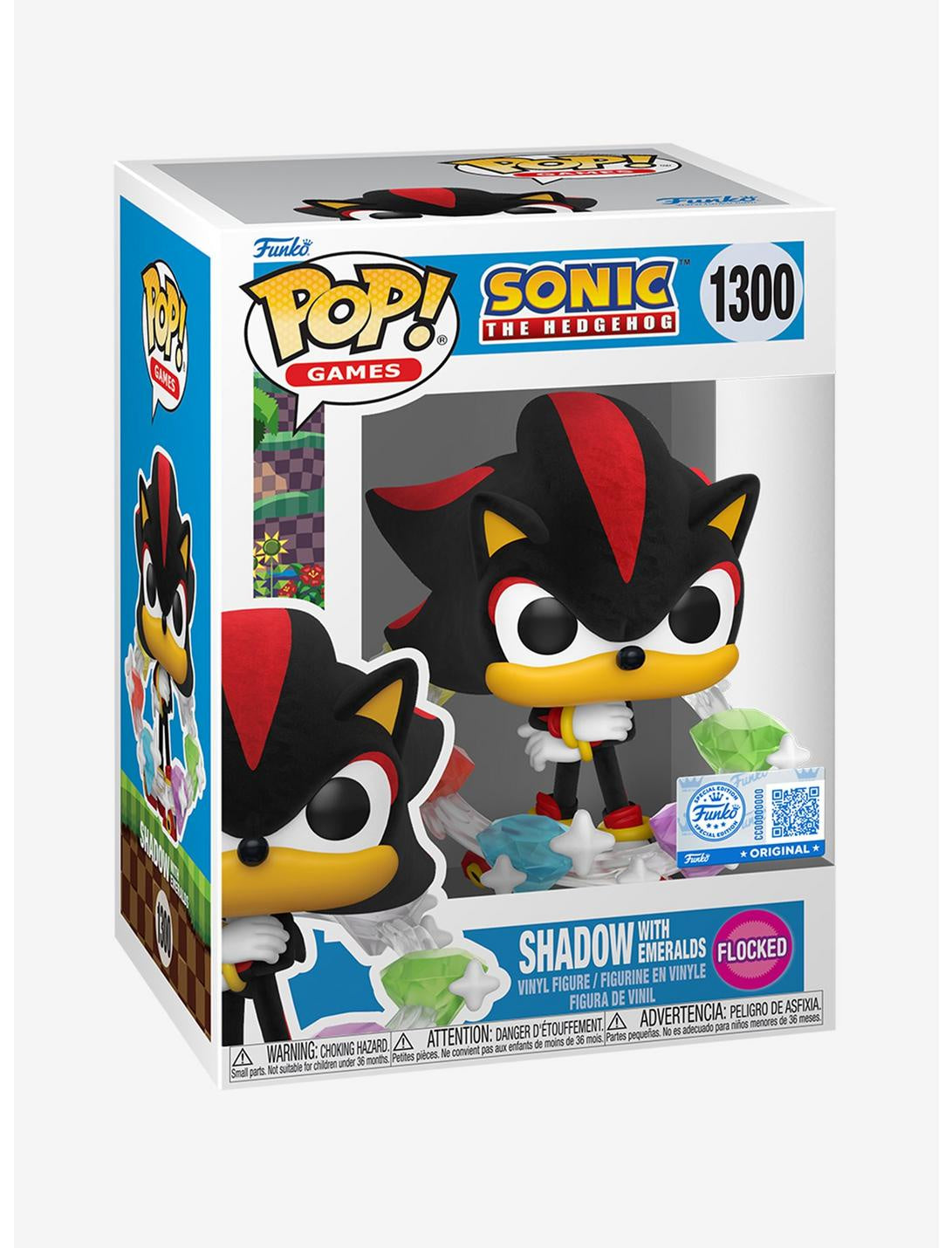 Funko Pop Games Sonic the Hedgehog Shadow with Chaos Emeralds1300
