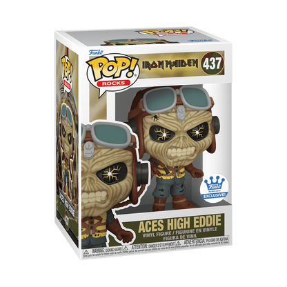 Funko Pop Rocks Iron Maiden Aces High Eddie 437 Funko Shop Exclusive