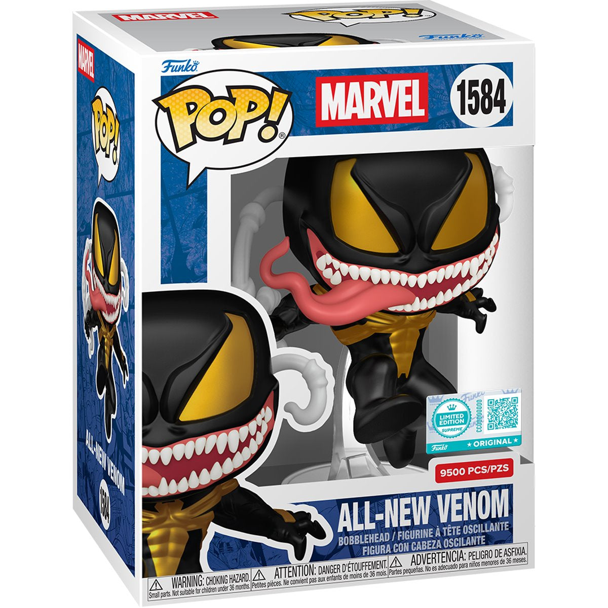 Funko Pop Vinyl Figure Marvel All New Venom  1584 Entertainment Earth 9500 Pieces