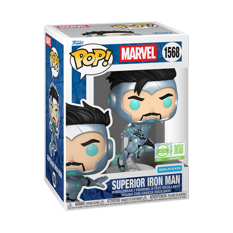 Superior Iron Man Funko Pop! Vinyl Figure #1568 - Limited Edition 5000 Pieces