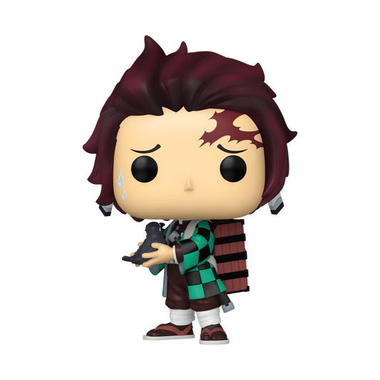 Funko Pop  Demon Slayer Tanjiro Kamado with Crow Specialty Series 2213