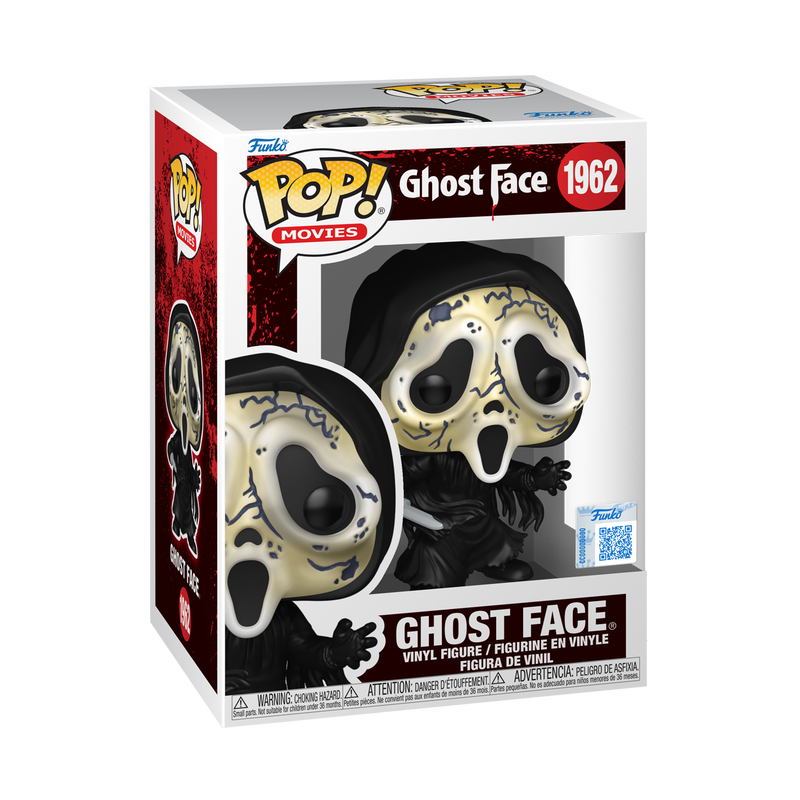 Funko Pop Vinyl Figure of Ghost Face with Distressed Mask Scream 1962
