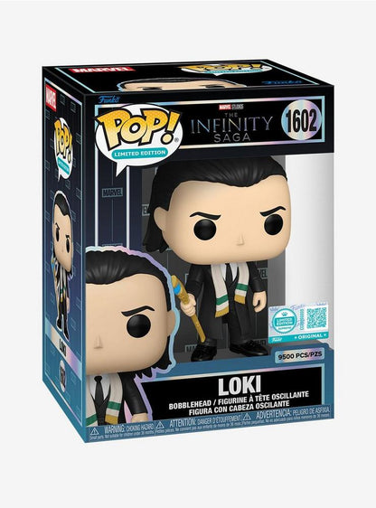 Funko Pop Vinyl Figure Marvel The Infinity Saga Loki 1602 Number 1155 Bobble Head Collectible
