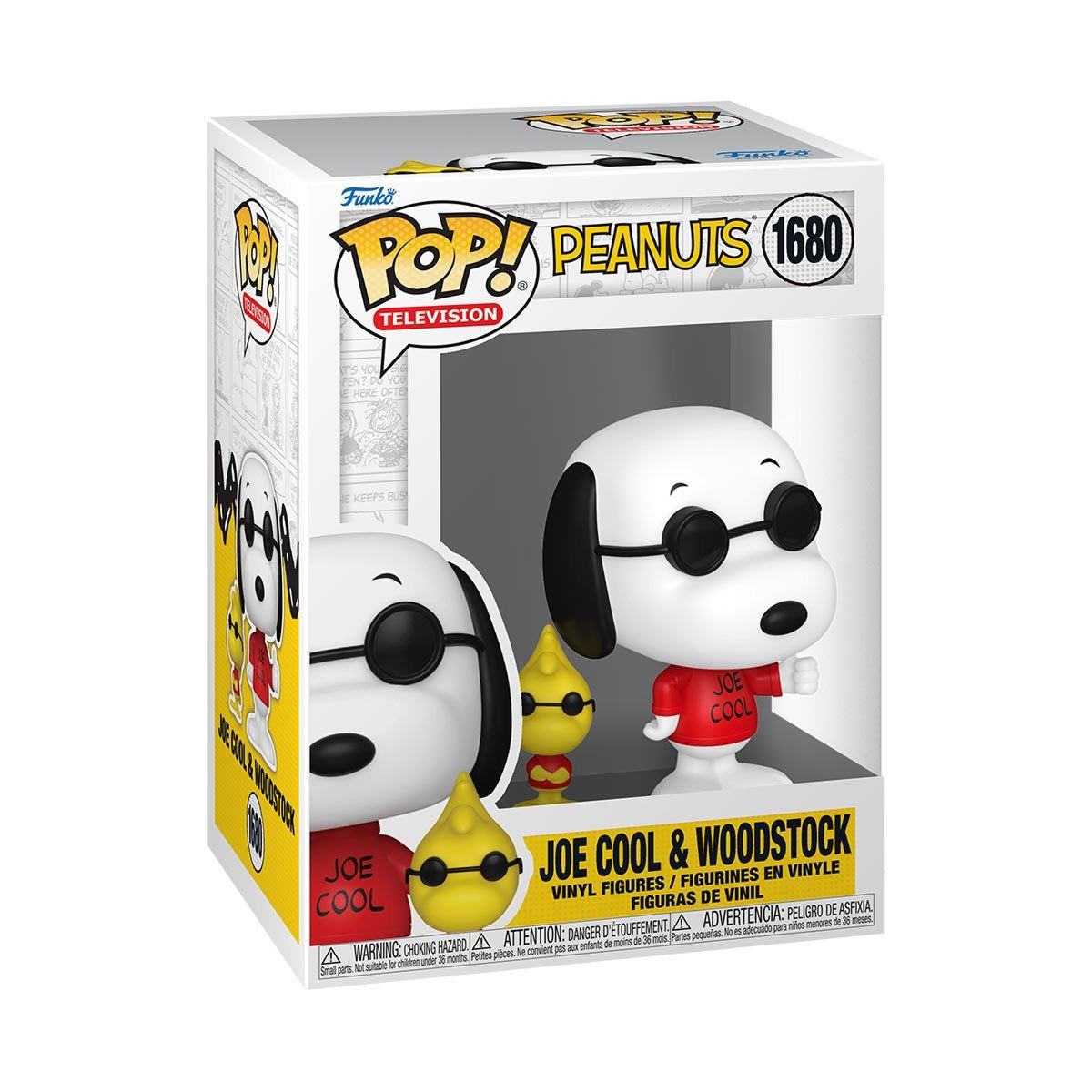 Joe Cool & Woodstock Funko Pop Vinyl Figure and Buddy #1680