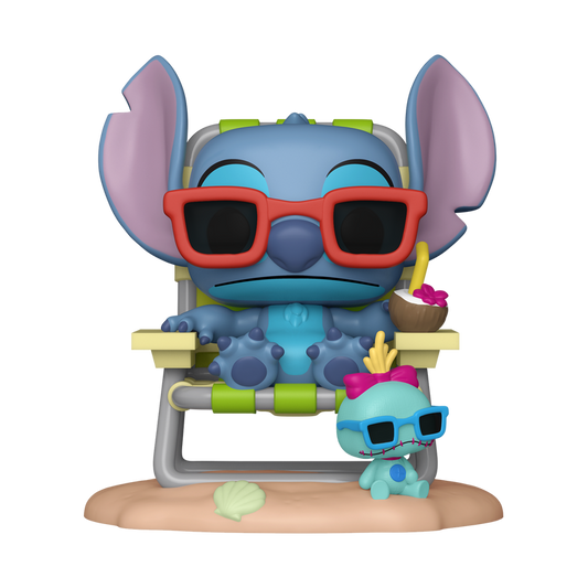 Lilo & Stitch Stitch in Sunlounger Premium Funko Pop! Vinyl Figure #1639