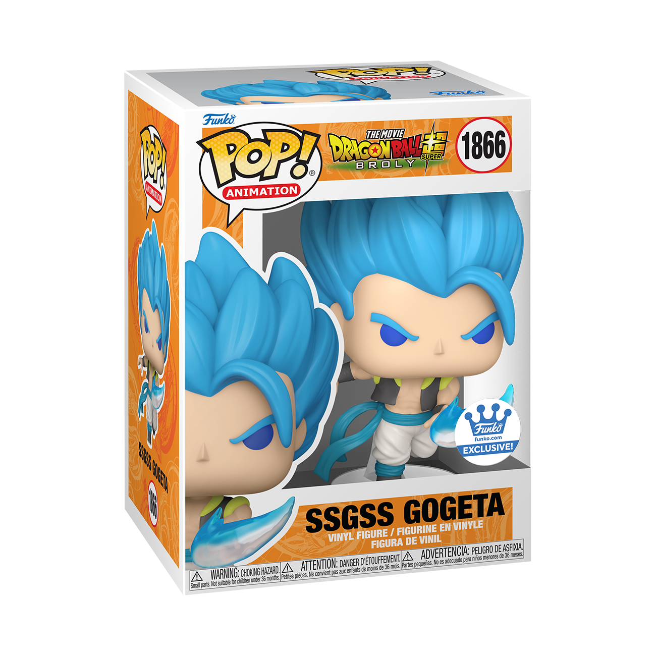 Funko Pop! Dragon Ball SSGSS Gogeta (Dragon Ball Super: Broly) #1866