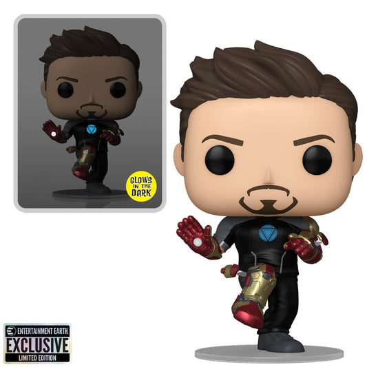 Funko Pop! Infinity Saga Iron Man 3 Tony Stark Suit-Up Glow-in-the-Dark #1416 Entertainment Earth Exclusive