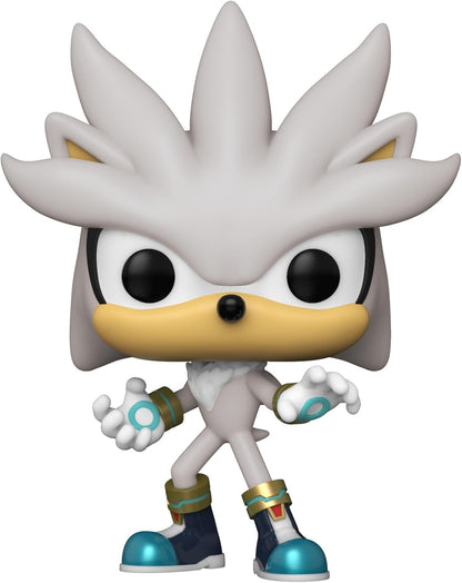 Funko Pop! Sonic The Hedgehog - Silver (Glow in the dark) #633 Vinyl Figure