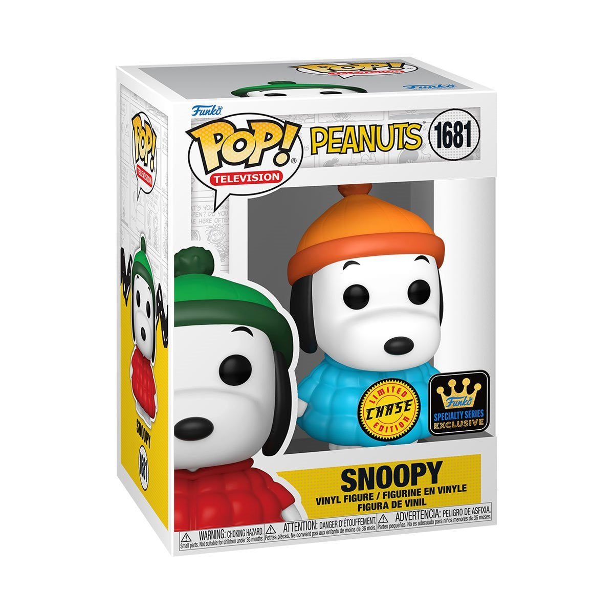 Snoopy in Coat Funko Pop Vinyl Figure #1681 - Specialty Series