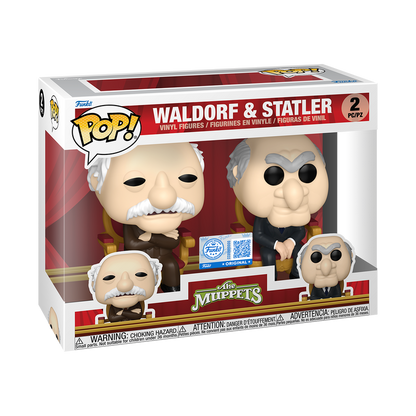 The Muppets Waldorf and Statler Funko Pop! Vinyl Figure 2-Pack - Specialty Series
