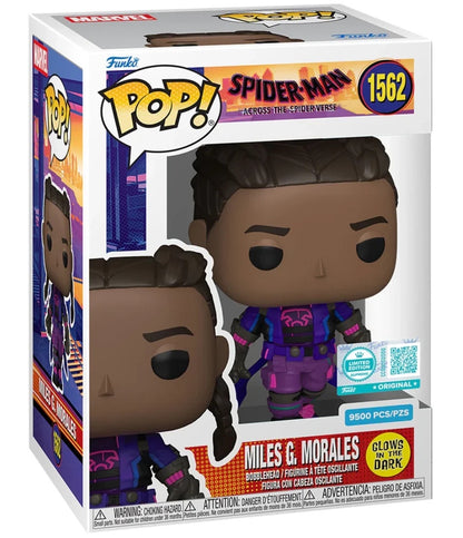Spider-Man Across the Spider-Verse Miles G. Morales #1562 Funko Pop! Vinyl Figure 9500k Limited Edition