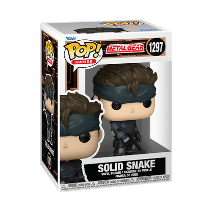 Funko Pop Games Metal Gear Solid Solid Snake Vinyl Figure 1297